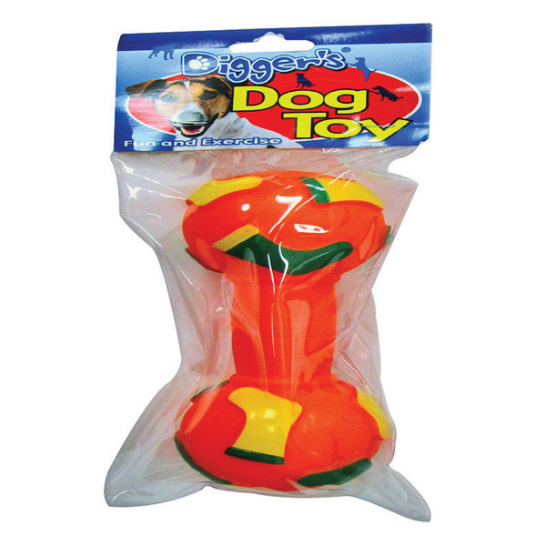 Diggers Vinyl Pet Toy Dumbells 51657